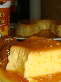 Una foto de Flan tradicional