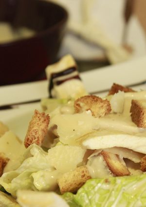 Una foto de Ensalada César original