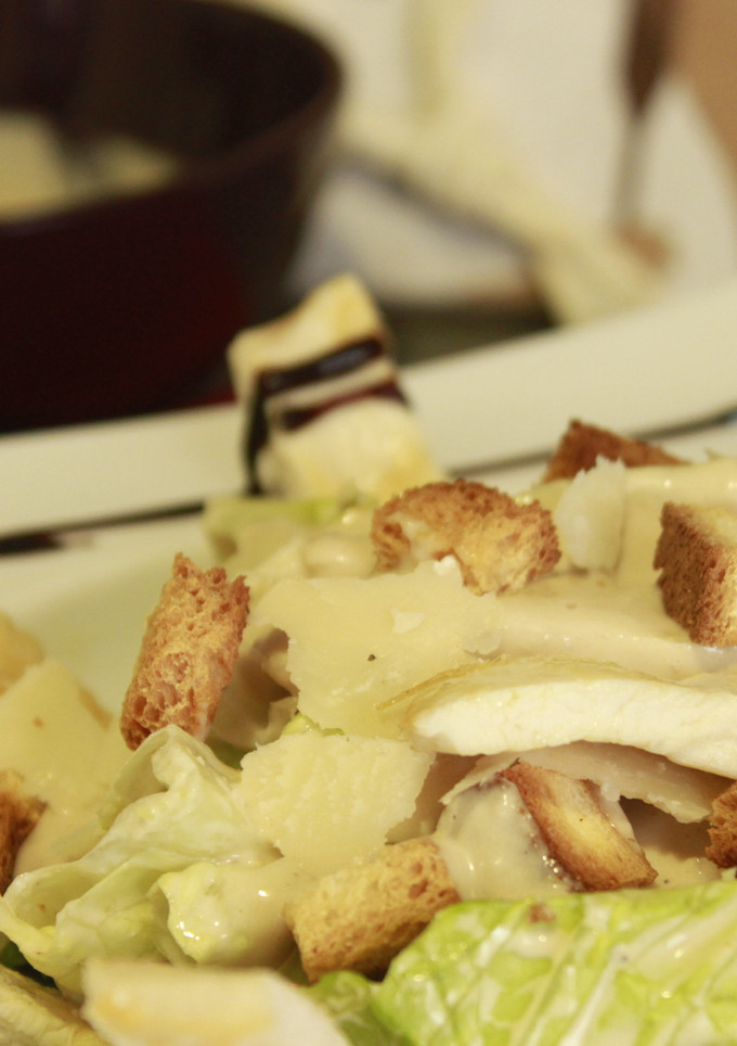 Una foto de Ensalada César original