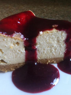 Una foto de New York cheesecake