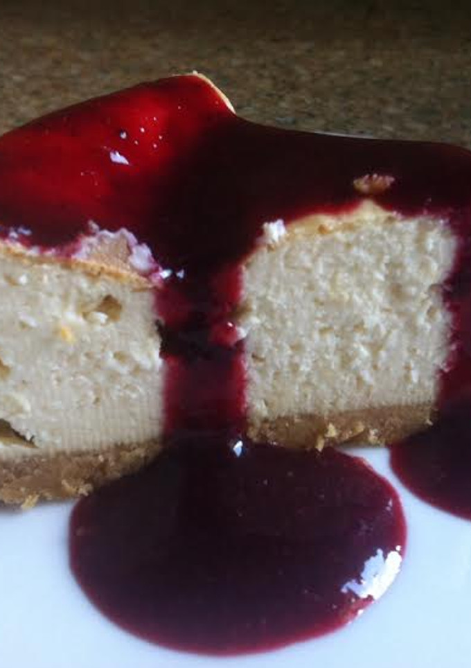 Una foto de New York cheesecake