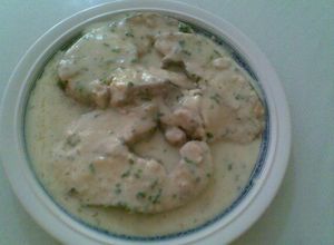 Una foto de Bagre en salsa de leche de coco