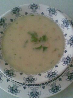 Una foto de Crema de cebolla cabezona