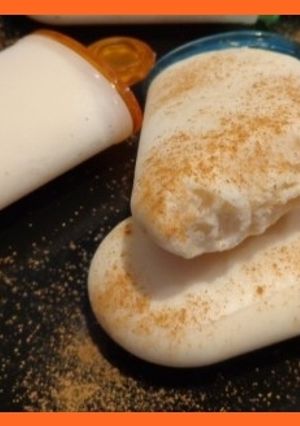 Una foto de Polos de leche condensada