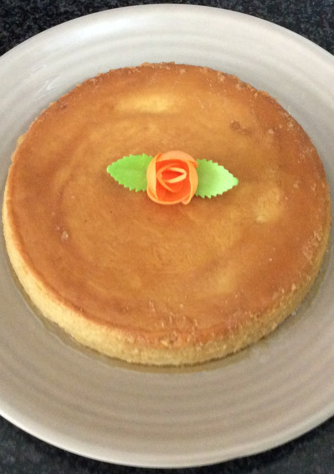 Una foto de Flan de coco AMC