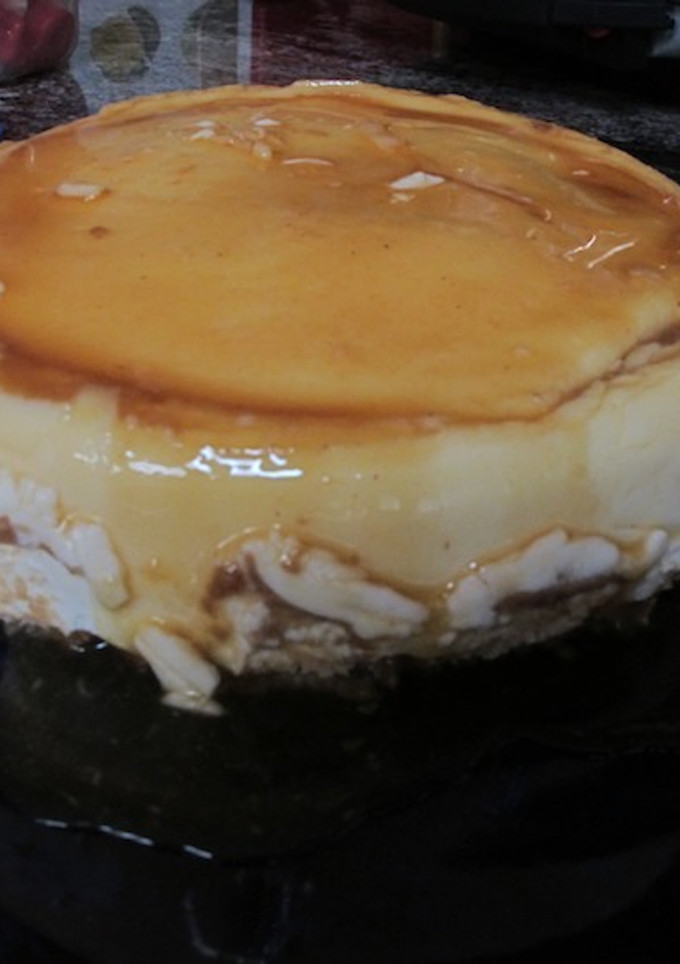 Una foto de Tarta de queso philadelphia y mascarpone