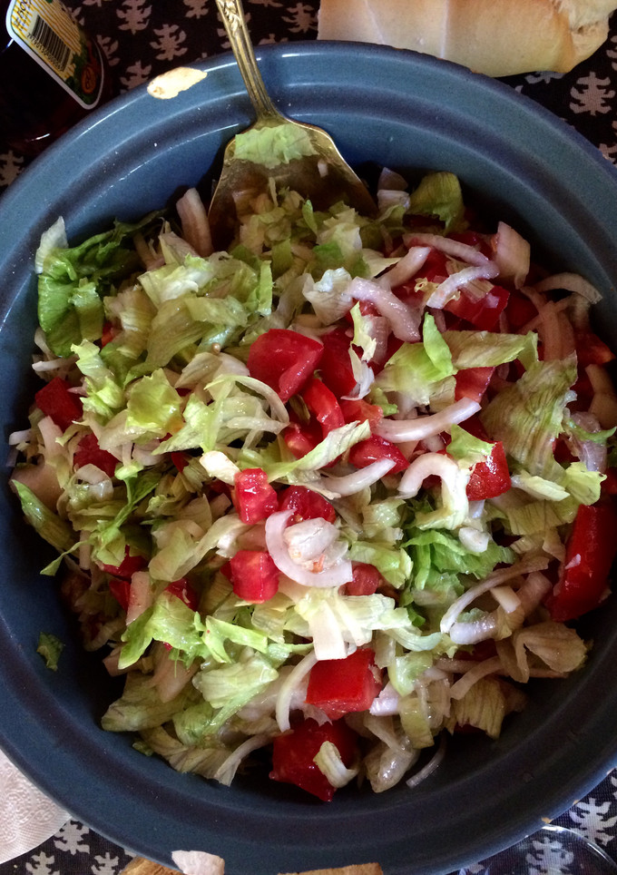 Una foto de Ensalada mixta para el asado