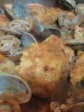 Merluza en salsa de erizos