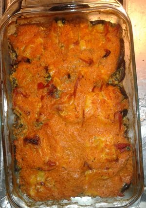 Una foto de Lasaña o lasagna de berenjenas