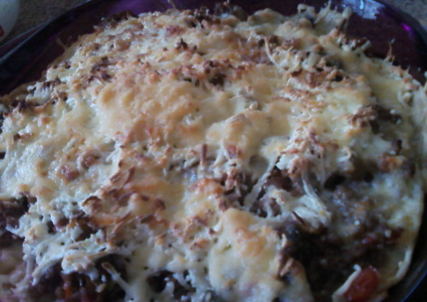 Lasagna mexicana (de tortilla)