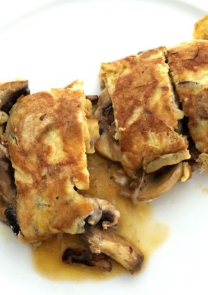 Una foto de Omelette de champiñón 