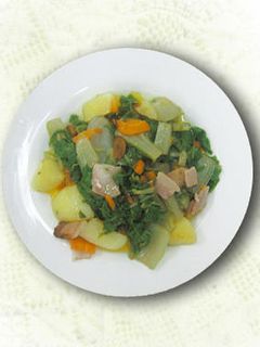 Una foto de Acelgas caseras con patatas