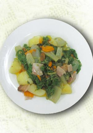 Una foto de Acelgas caseras con patatas