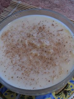 Una foto de Mote en leche