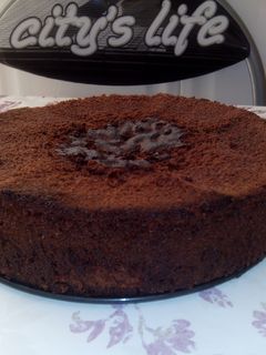 Una foto de Bizcocho de chocolate goloso