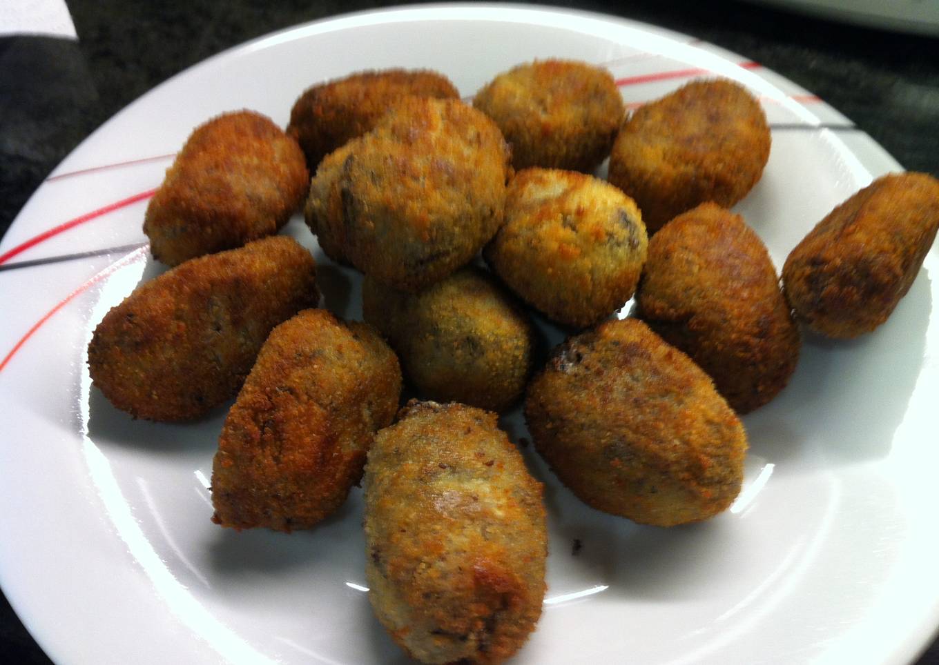 Croquetas de morcilla de Burgos<br />