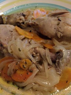 Una foto de Pollo escabechado