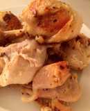 Pollo con mostaza y cerveza