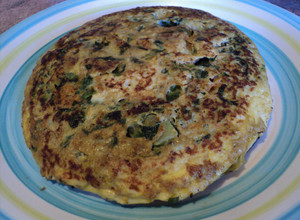 Una foto de Tortilla de lechuga y zanahoria
