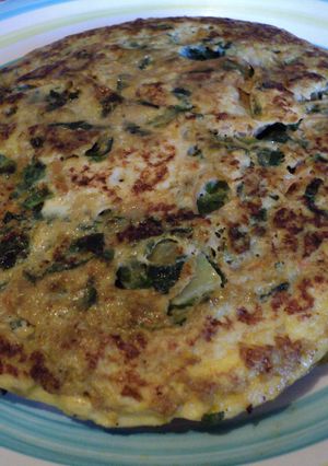 Una foto de Tortilla de lechuga y zanahoria