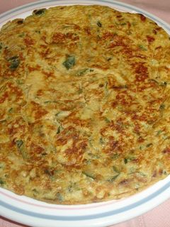 Una foto de Tortilla de calabacines