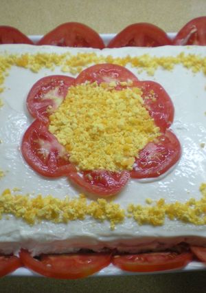 Una foto de Pastel con pan de molde