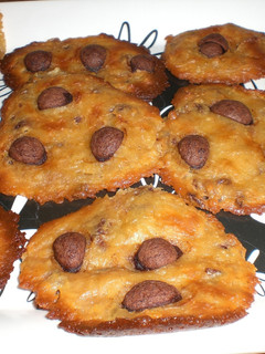 Una foto de Tortitas con chocolate al horno