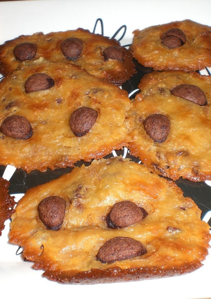 Una foto de Tortitas con chocolate al horno