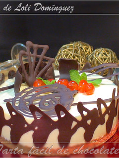 Una foto de Tarta fácil de chocolate blanco