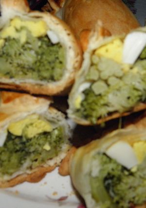 Una foto de Empanadas de brócoli al vapor