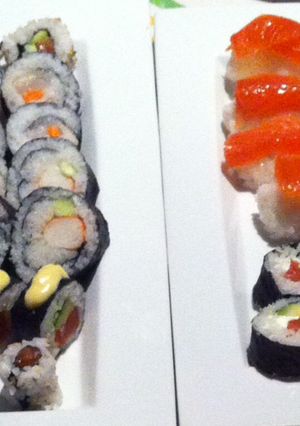 Una foto de Salmón semi-ahumado para sushi