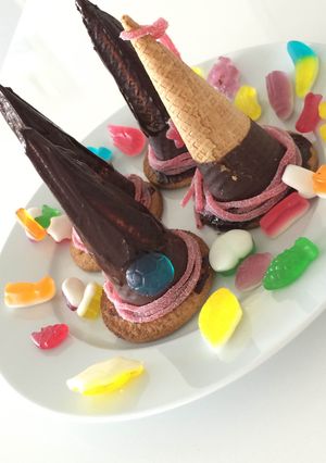 A picture of Witch Hats.