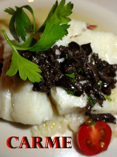 Una foto de Bacalao confitado con risotto de setas