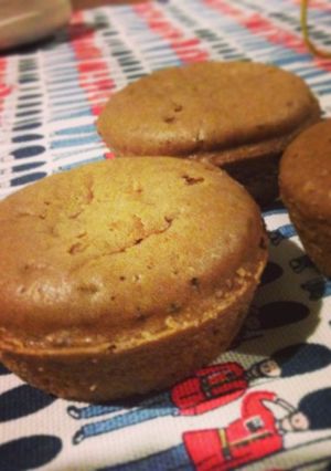 Una foto de Cupcakes de milo y chips de chocolate