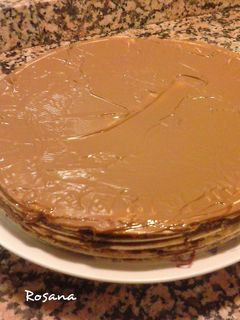 Una foto de Tarta rápida de obleas