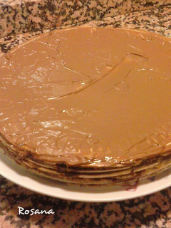 Una foto de Tarta rápida de obleas