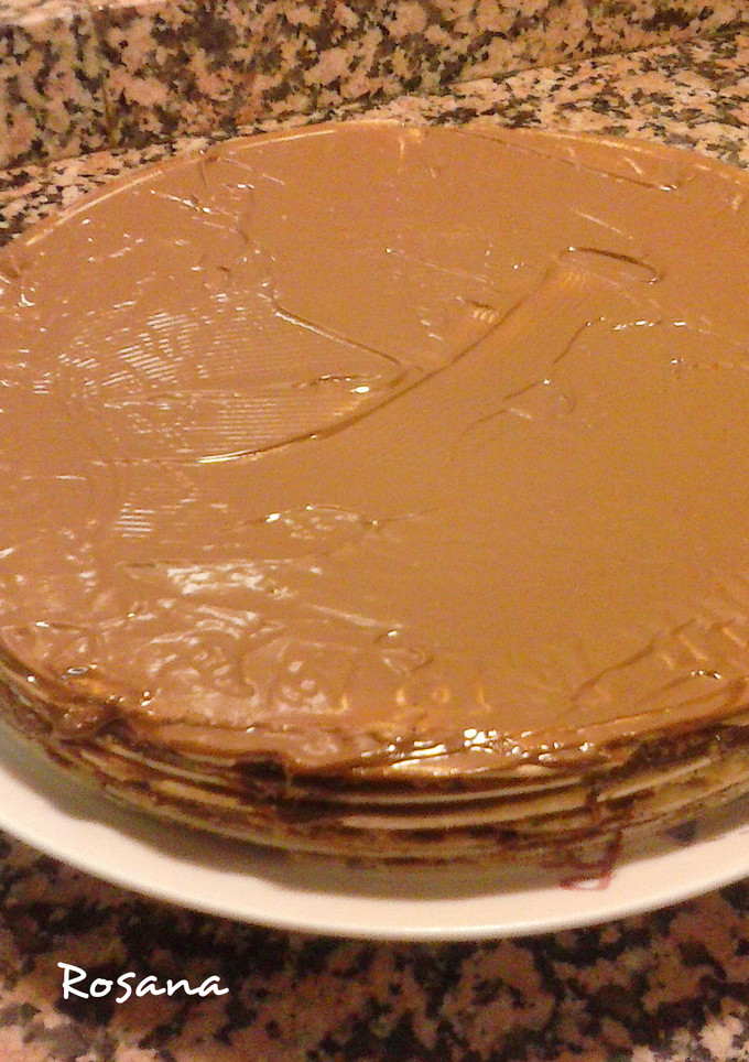 Una foto de Tarta rápida de obleas