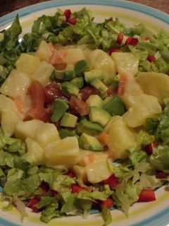 Una foto de Ensalada nido vacío