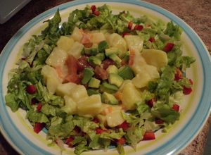 Una foto de Ensalada nido vacío