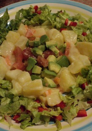 Una foto de Ensalada nido vacío