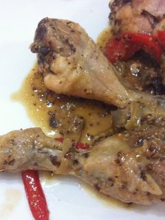 Una foto de Pollo en salsa picante