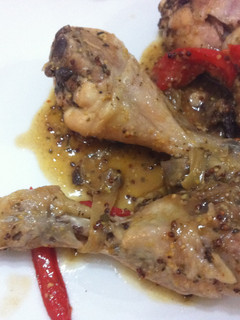 Una foto de Pollo en salsa picante