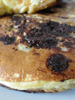 Una foto de Tortitas con chocolate