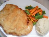 Pechuga de pollo a la villeroy