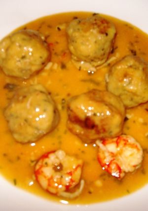 Una foto de Albóndigas de merluza con sorpresa