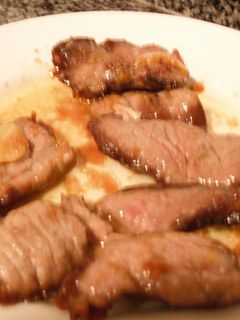 Una foto de Solomillo de cerdo al whisky