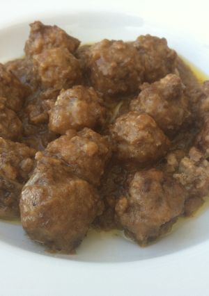 Una foto de Albóndigas en salsa