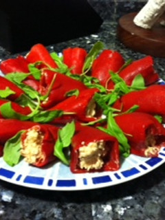 Una foto de Pimientos del piquillo rellenos estilo moruno