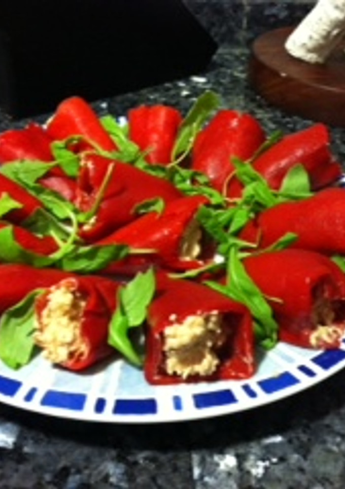 Una foto de Pimientos del piquillo rellenos estilo moruno