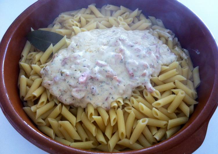 Con al receta horno nata macarrones